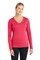 Sport-Tek® Women's Long Sleeve PosiCharge Competitor V-Neck Tee Lightweight Performance Top